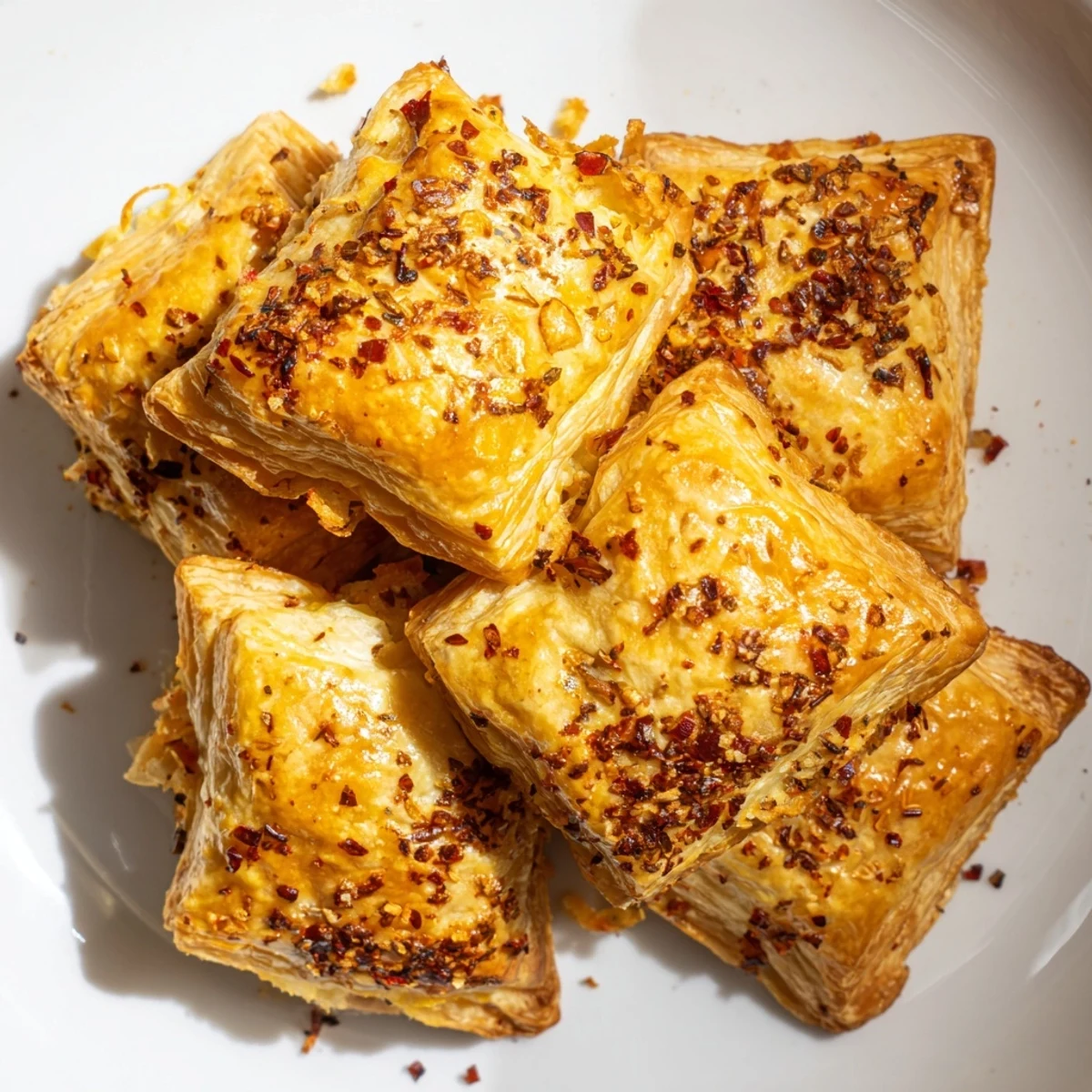 Cheese and spice puff bites