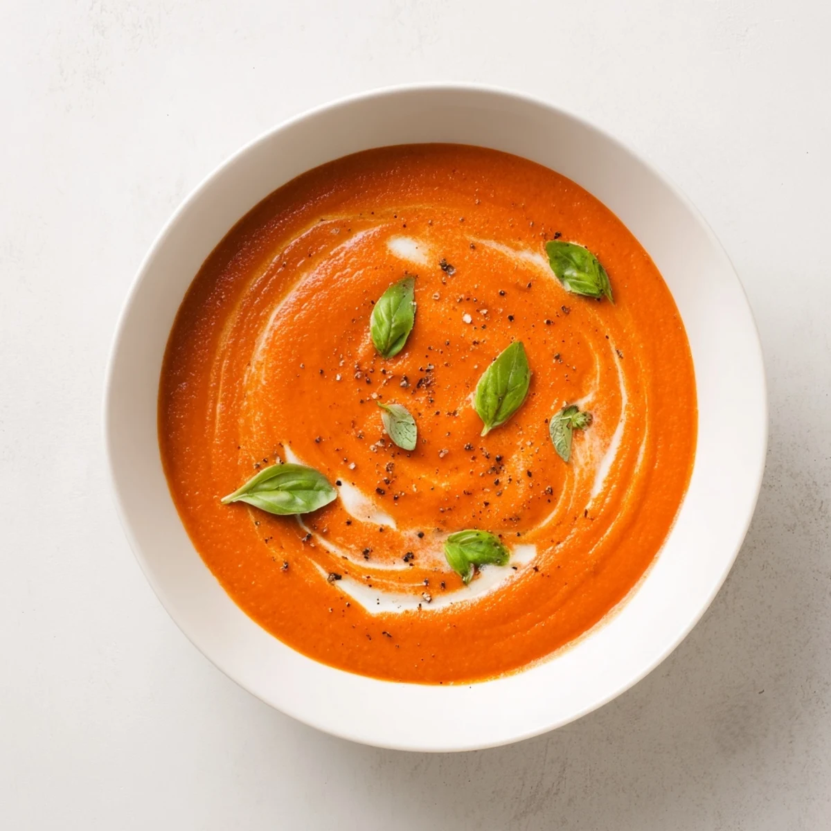 Homemade Tomato Basil Soup