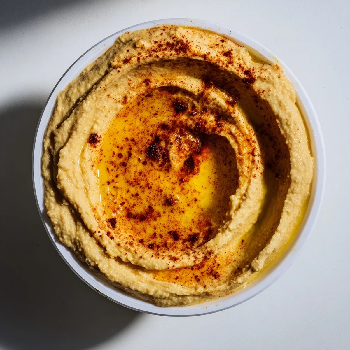 Fresh parsley garnishes the vibrant Perfect 5-Minute Homemade Hummus, a delicious appetizer perfect for sharing.