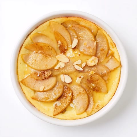 Rustic Crustless Apple Pie