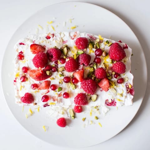 Frozen Yogurt Bark Red Berries