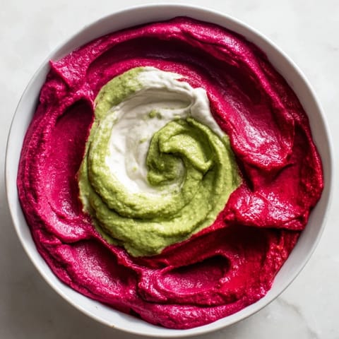 Marble Swirl Dips and Crackers