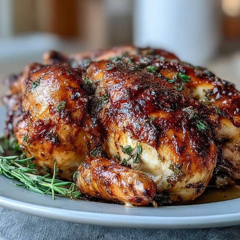 Roasted Chicken with Pot Potatoes, Lemon Herbs, and Feta showcases juicy meat and fragrant herbs ready for family dinner.