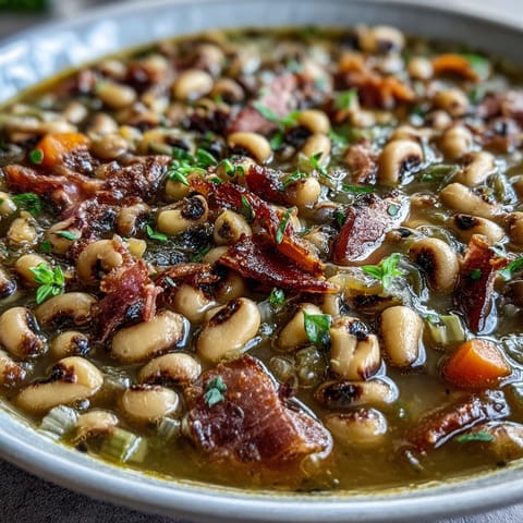 Ham Black-Eyed Pea Soup