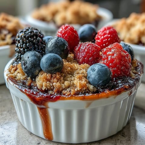 Simple Berry Crumble Oat