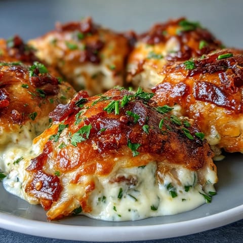 Creamy Chicken Pot Pie with Biscuit Topping: golden biscuits baked over tender chicken and vegetables in a rich, savory sauce.