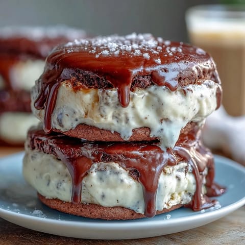 Vanilla Bean Frappuccino Sandwiches