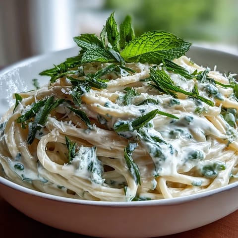 Pea Ricotta Pasta Mint