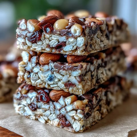 No-Bake Granola Energy Bars