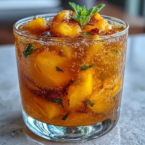 Mango Peach Sparkling Tea
