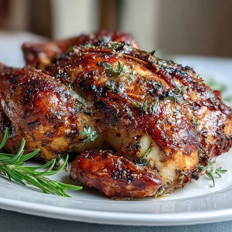 A close-up of Roasted Chicken with Pot Potatoes, Lemon Herbs, and Feta highlights crisp skin and crumbled feta garnish.