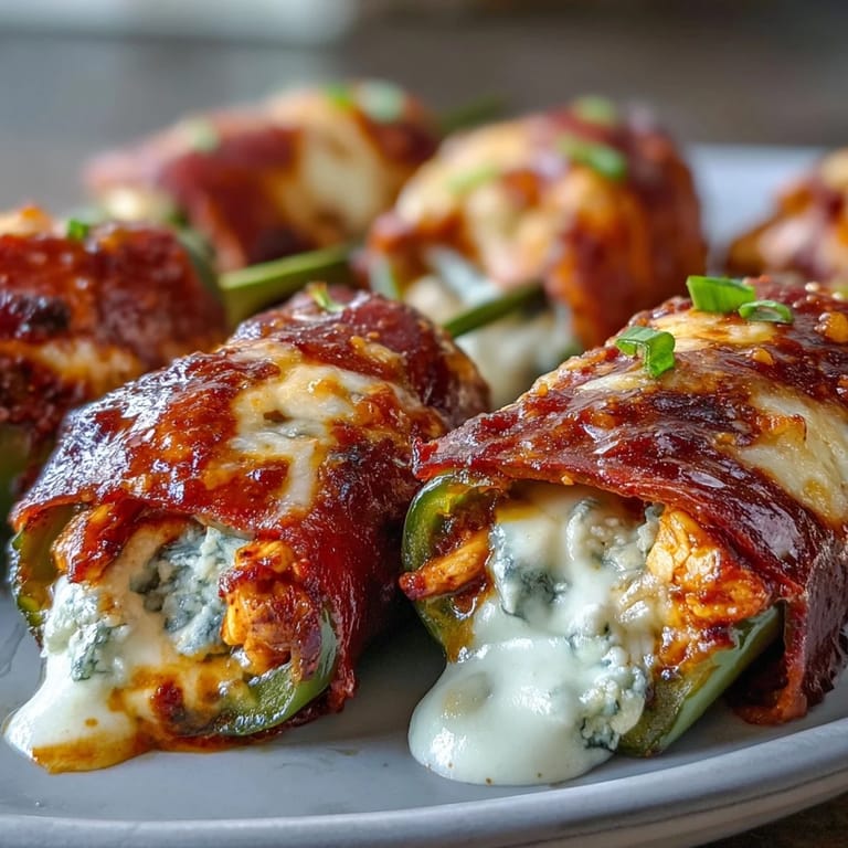 Buffalo Wing Poppers served warm with celery sticks and a side of ranch dipping sauce for game day.