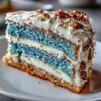 Graduation cake for boys with dark blue and gold ombre layers, elegantly frosted in rich vanilla buttercream and finished with shimmering gold accents for a celebratory milestone.