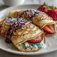 Colorful Easter Egg Pancakes, festive and delightful for a spring brunch.